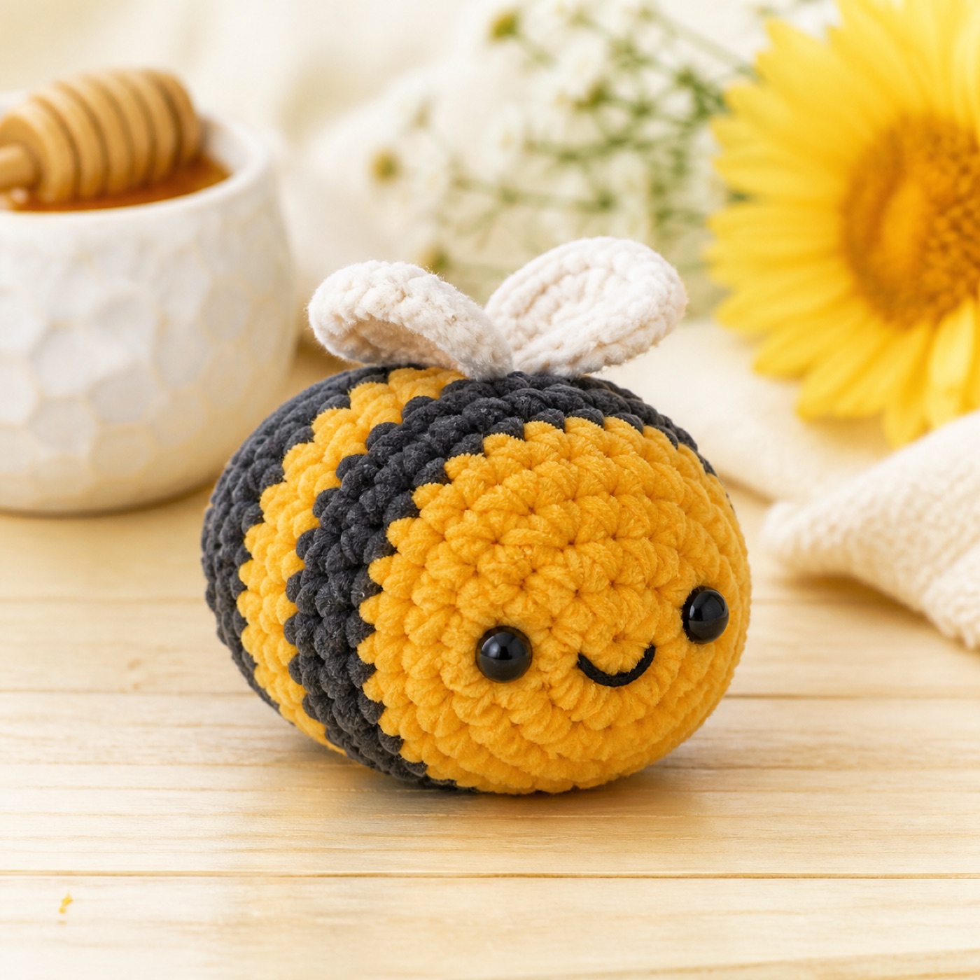 Round Bumblebee Plush