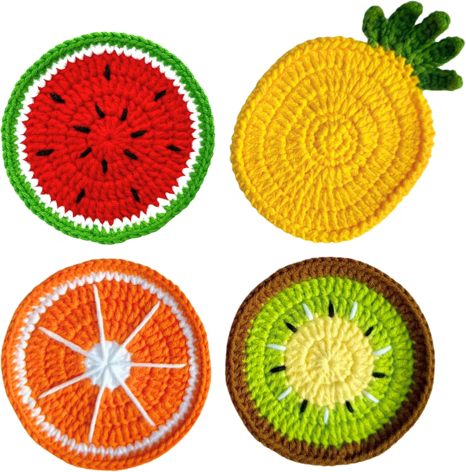Tropical Fruit Coaster Set