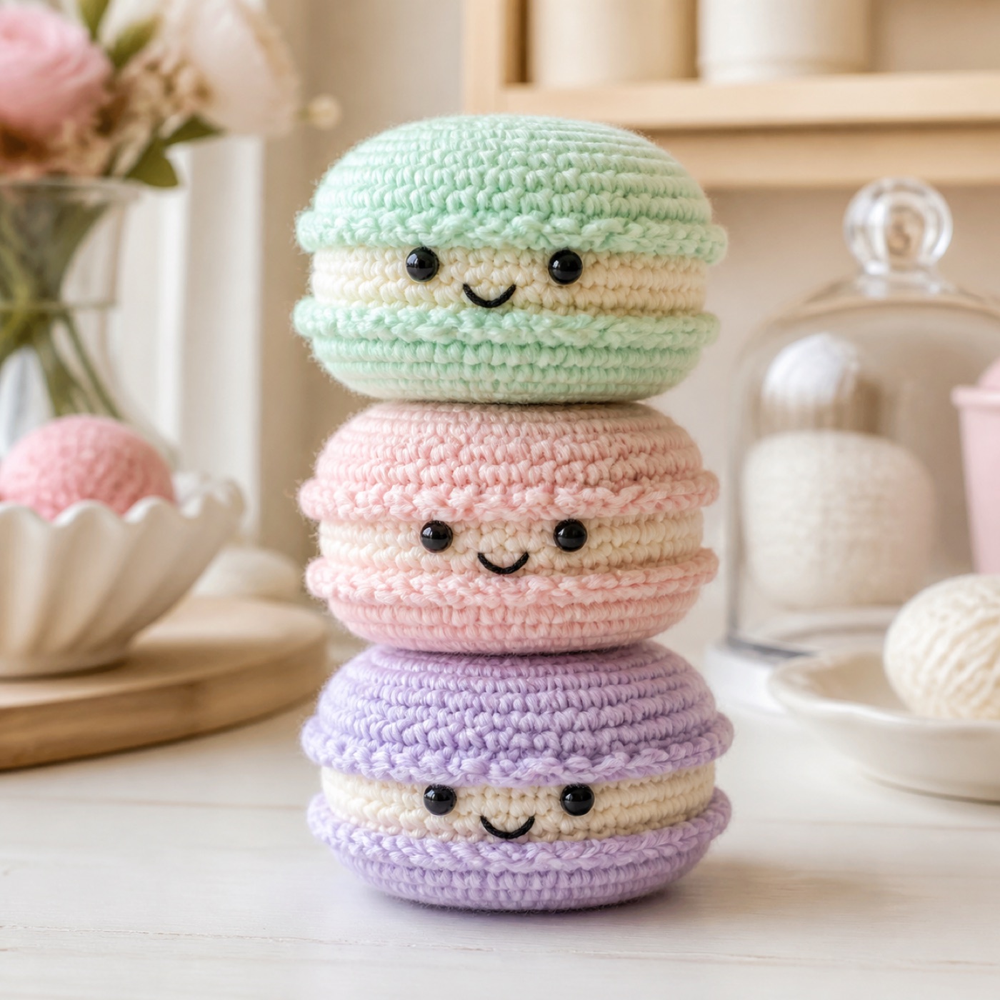 Pastel Macaron Stack